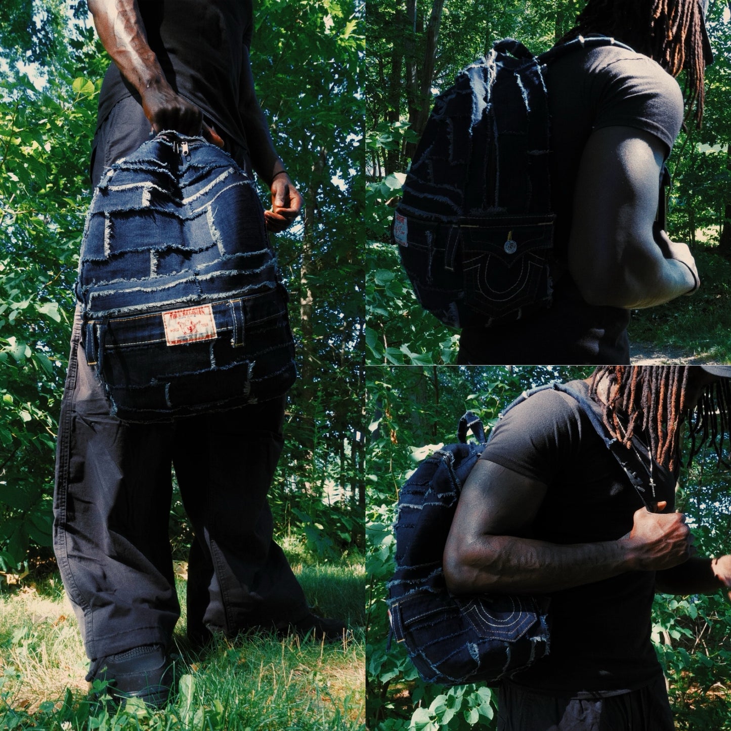 1/1 Denim backpack