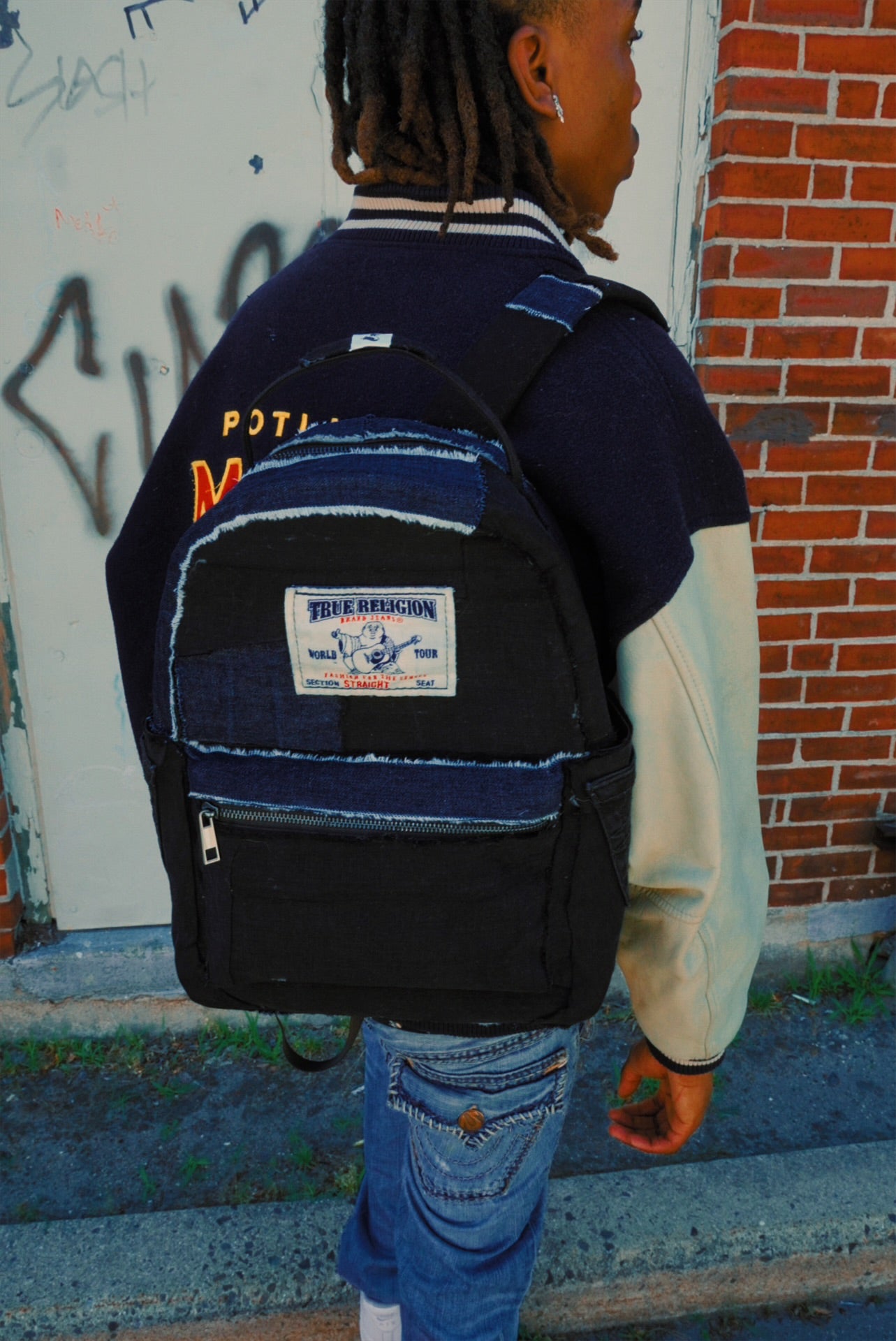 Abts 1/1 denim mix match backpack
