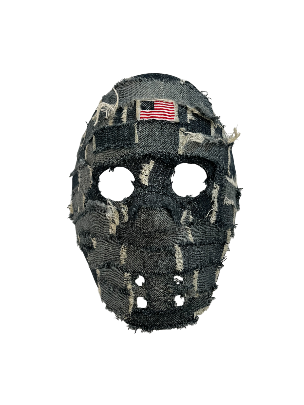 1/1 Denim hockey mask