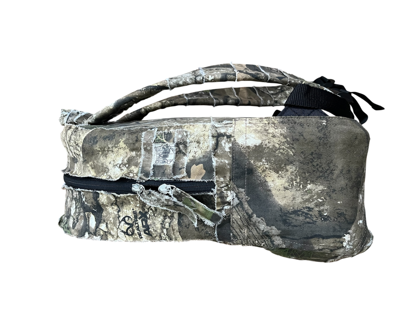 1/1 Camo denim backpack