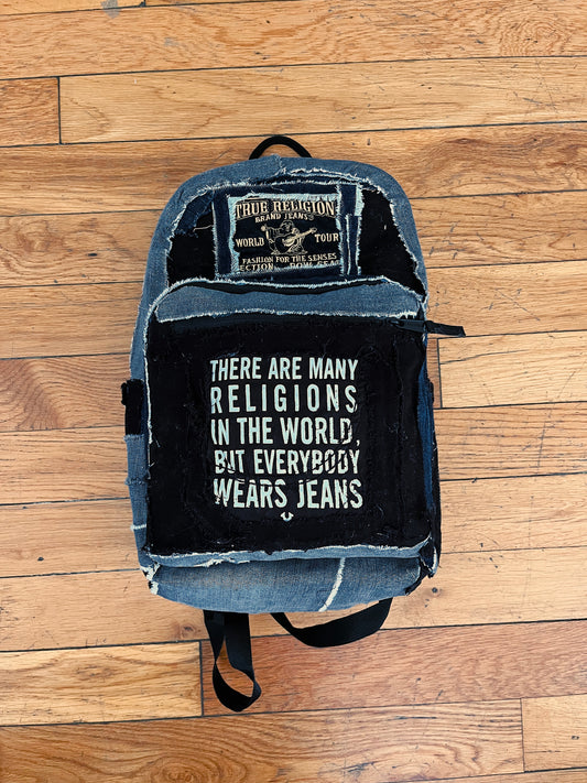 Abts 1/1 mix match denim backpack