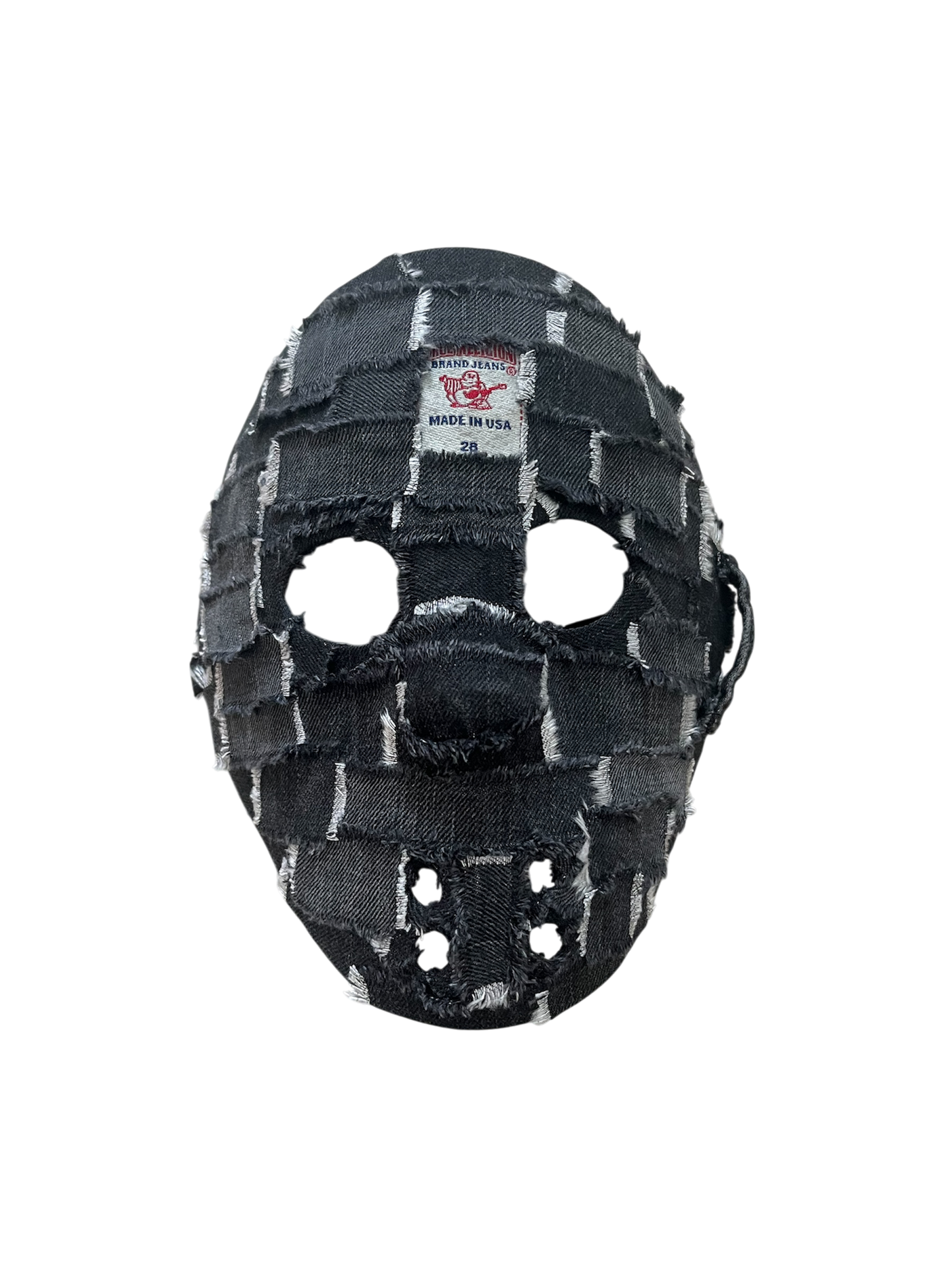1/1 Denim hockey mask