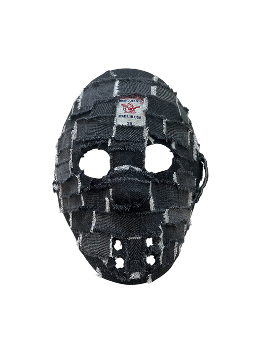 1/1 Denim hockey mask
