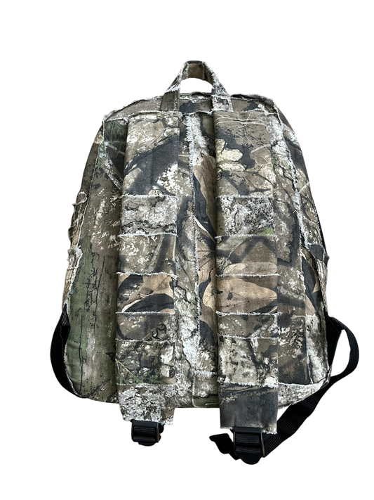1/1 Camo denim backpack