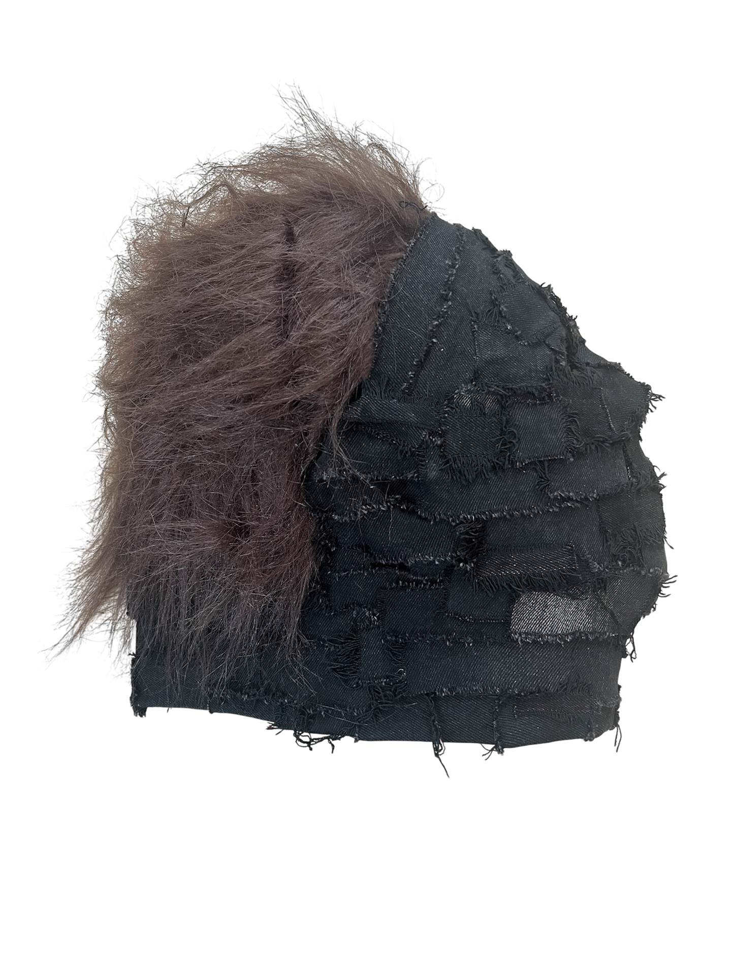 1/1 Black denim Myers mask