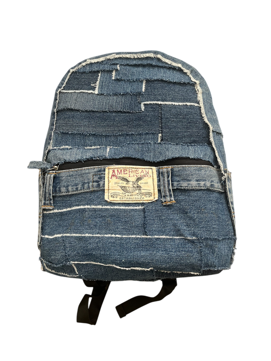 1/1 Blue Denim Backpack